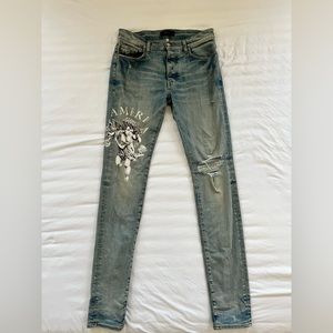 AMIRI blue Cherub Jeans